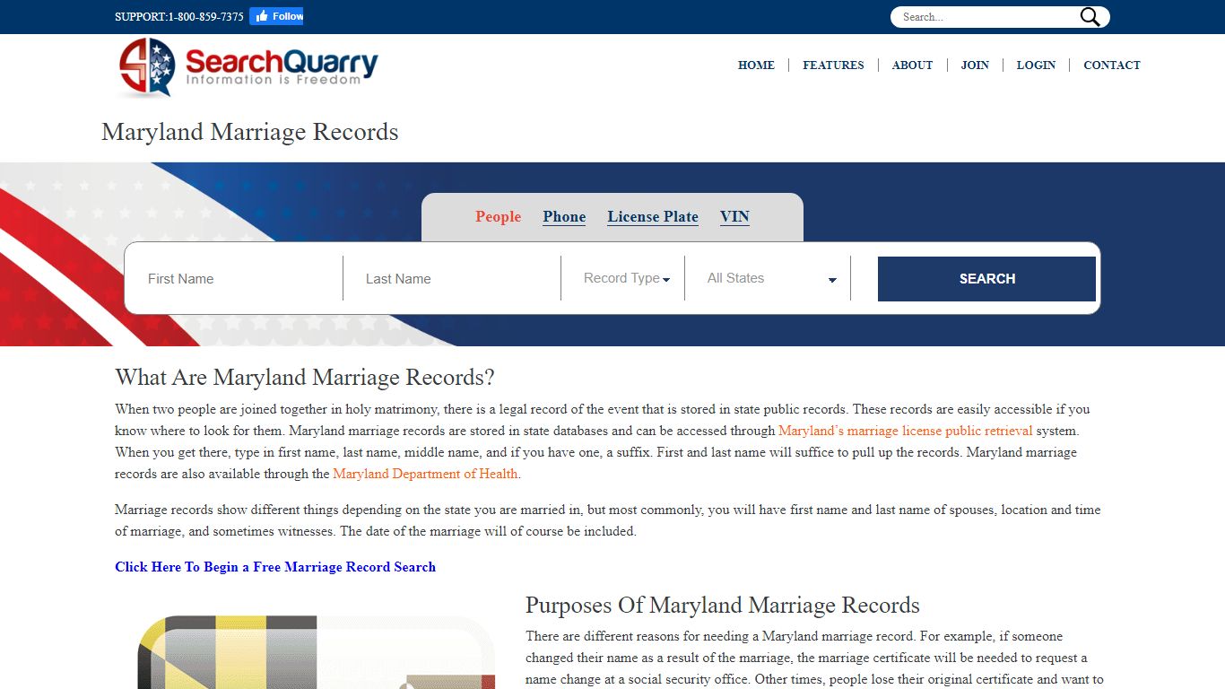 Free Maryland Marriage Records | Enter a Name & View Marriage Records